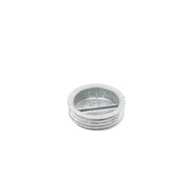 Tapón roscado de 3/4" para caja cuadrada a prueba de intemperie.