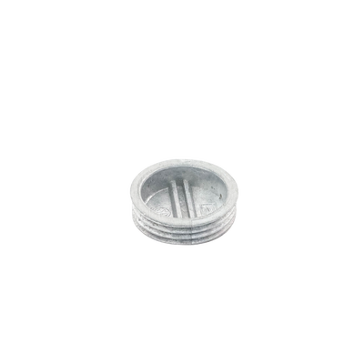 Tapón roscado de 3/4" para caja cuadrada a prueba de intemperie.