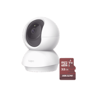 Kit de Cámara IP Wi-Fi / Incluye 1 Pieza Modelo TAPOC200 / 2 Megapixel / Utiliza La App Tapo / 1 Memoria Micro SD Hiksemi Modelo HS-TF-E1/32G