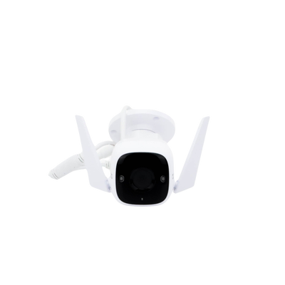 Cámara IP Wi-Fi para exterior, 3 megapixel, audio doble vía, visión nocturna, notificación Push, acepta memoria Micro SD de para grabación.