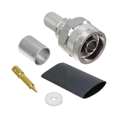 Conector N Macho Plegable Hex. con Pin Soldable para cables Tipo RG8 Conector N Macho Plegable Hex. con Pin Soldable para cables Tipo RG8