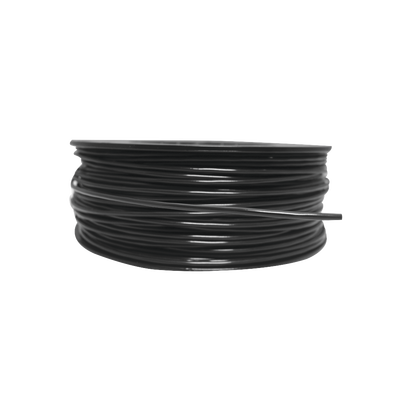 Bobina de 152 Metros de Cable Detector de Calor, Temperatura Fija 235° C, Recubrimiento de Nylon Negro para Aplicaciones en Exterior, con Guía Acerada