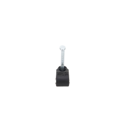 Grapa reforzada para cable redondo de 7mm con clavo de 1" color negro (100pzs) (3103-00301)