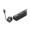 PDU Vertical de 10 Contactos (NEMA 5-15R). Volt. Ent./Sal.: 120Vca/15A compatible con Racks EIRL y EIQR.
