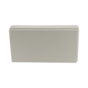 Tapa final en color Marfil de PVC auto extinguible, para canaleta TEK-100-M (5591-18001)