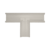 Sección en "T" color Marfil de PVC auto extinguible, para canaleta TEK-100-M (5576-17001)