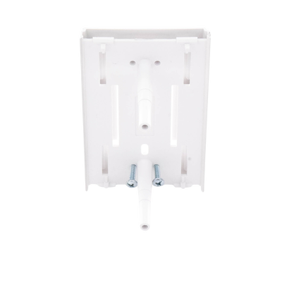 Soporte y tapa universal color blanco de PVC auto extinguible, para canaleta TEK100 (5595-10001)