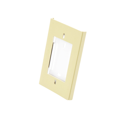 Soporte y tapa universal color Marfil de PVC auto extinguible, para canaleta TEK-100-M (5595-19001)