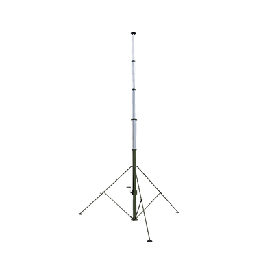 Mástil Telescópico Retraible Manual de 9 metros con Accesorios. Incluye Tripie.