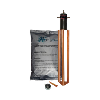 Electrodo para corriente máxima de 25 Amp. con Filtro y Compuesto H2Ohm. Electrodo para corriente máxima de 25 Amp. con Filtro y Compuesto H2Ohm.