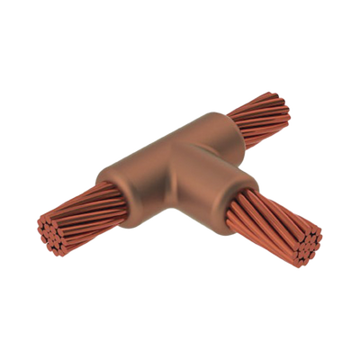 Molde para Soldadura exotemica tipo T para cable 2/0 AWG - 2 AWG.