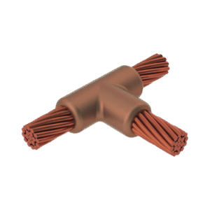 Molde para Soldadura exotemica tipo T para cable 2/0 AWG - 4 AWG.