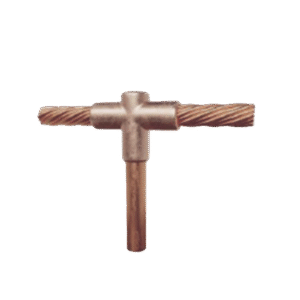 Molde para soldadura exotermica Tipo T, Tope de varilla 5/8 in. a Cable de Paso 3/0 AWG