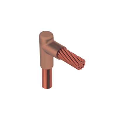 Molde para Soldadura Exotermica Tipo L, tope varilla 5/8 In a Cable 2/0 Awg