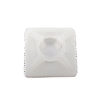 Base Autoadherible para Cinchos Práctica y Eficiente para la Organización y Fijación de Cables, Fabricada en Nylon Resistente y de Color Natural con una Medida de 19x19 mm, Paquete con 100 Piezas (4210-00001)