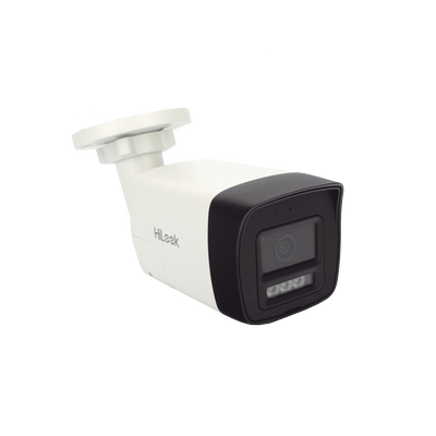 [Audio Bidireccional + Dual Light + ColorVu] Bala TURBOHD 2 Megapixel (1080p) / Lente 2.8 mm / 30 mts IR EXIR + 20 mts Luz Blanca / Micrófono y Bocina Integrado / Exterior IP67 / Metal / dWDR