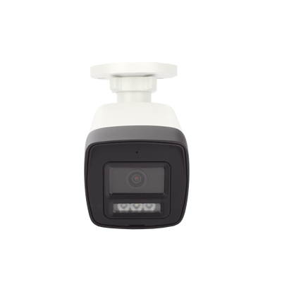 [Audio Bidireccional + Dual Light + ColorVu] Bala TURBOHD 2 Megapixel (1080p) / Lente 2.8 mm / 30 mts IR EXIR + 20 mts Luz Blanca / Micrófono y Bocina Integrado / Exterior IP67 / Metal / dWDR