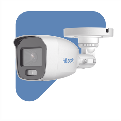 [ColorVu] Bala TURBOHD 2 Megapixel (1080p) / Imagen a Color 24/7 / Lente 2.8 mm / Microfono Integrado / Luz Blanca 20 mts / IP66 / Metálica