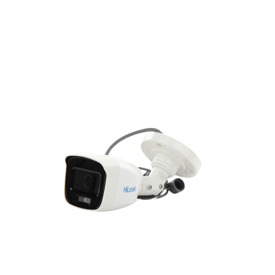 [ColorVu] Bala TURBOHD 2 Megapixel (1080p) / Imagen a Color 24/7 / Lente 2.8 mm / Luz Blanca 20 mts / IP66 / Policarbonato / Microfono Integrado