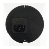 Multicontactos empotrable Doble/ USB "A & C", Color Negro, no incluye cable de poder (11000-83604)