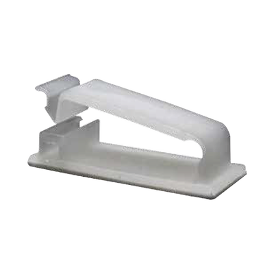 Clip Organizador de Cables Auto-Adherible Diseñado Para Sujetar y Organizar Cables Sin Necesidad de Perforar Muros, Paquete con 5 Piezas, (3501-01001)