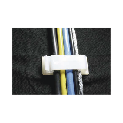 Clip Organizador de Cables Auto-Adherible Diseñado Para Sujetar y Organizar Cables Sin Necesidad de Perforar Muros, Paquete con 5 Piezas, (3501-01001)