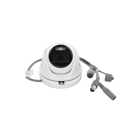 [ColorVu] Turret TURBOHD 1080p / Imagen a color 24/7 / Lente 2.8 mm / Micrófono Integrado / Luz Blanca 20 mts / IP66 / Metálica