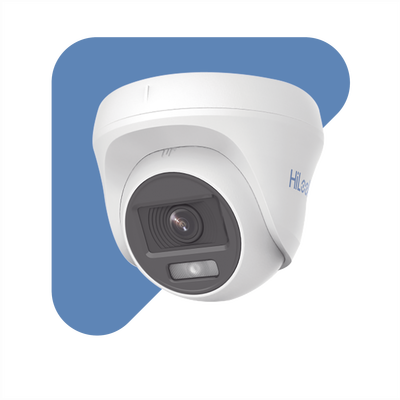 [ColorVu] AUDIO POR COAXITRON / Turret TURBOHD 1080p / Imagen a Color 24/7 / Lente 2.8 mm / Luz Blanca 20 mts / Uso Interior / Policarbonato