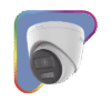 [Audio Bidireccional + Dual Light + ColorVu] Turret TURBOHD 2 Megapixel (1080p) / Lente 2.8 mm / 40 mts IR EXIR + 40 mts Luz Blanca / Micrófono y Bocina Integrado / Exterior IP67 / dWDR
