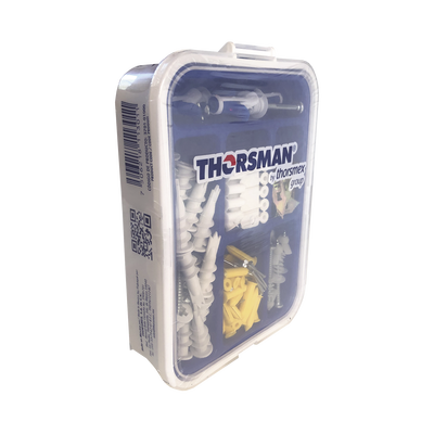Kit para Sistemas de Fijación en Yeso, Muros Falsos, Tabique hueco, Uso en interiores (91 piezas)