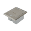 Caja de piso con contacto eléctrico (Duplex), resistente al agua, IP66 (Con tapa cerrada) (11000-53201)
