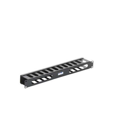 Organizador de cables horizontal de 19", 1UR