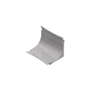 Curva vertical interna color blanco para canaleta THR40