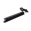 Tomacorriente multiple horizontal para rack de 19in, 6 contactos (THE0040092001001)