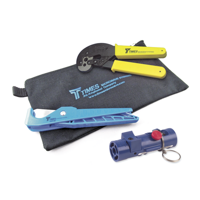 Kit de Herramientas para Instalar Conectores en Cable LMR-400 Times Kit de Herramientas para Instalar Conectores en Cable LMR-400 Times