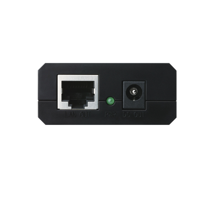 Splitter PoE (15W) / Potencia de Salida Seleccionable (5 , 9 o 12 Vcc) / 2 puerto 10/100/1000 Mbps / Plug and Play