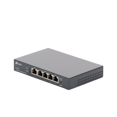 Router Balanceador de Carga Multi-Wan, 1 puerto LAN 10/100 Mbps, 1 puerto WAN 10/100 Mbps, 3 puertos Auto configurables LAN/WAN, Sesiones Concurrentes 10,000 para Pequeña Oficina