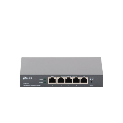 Router Balanceador de Carga Multi-Wan, 1 puerto LAN 10/100 Mbps, 1 puerto WAN 10/100 Mbps, 3 puertos Auto configurables LAN/WAN, Sesiones Concurrentes 10,000 para Pequeña Oficina