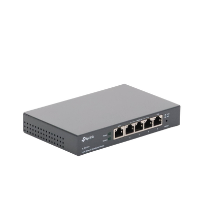 Router Balanceador de Carga Multi-Wan, 1 puerto LAN 10/100 Mbps, 1 puerto WAN 10/100 Mbps, 3 puertos Auto configurables LAN/WAN, Sesiones Concurrentes 10,000 para Pequeña Oficina