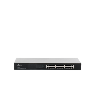Switch no administrable de 24 puertos 10/100 Mbps para montaje en rack