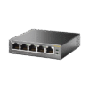 Switch Escritorio No Administrable de 5 puertos 10/100/1000 Mbps / Con 4 puertos PoE 802.3af/at de hasta 65 W / PoE Extendido hasta 250 metros