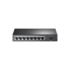 Switch Gigabit PoE+ no administrable de 8 puertos 10/100/1000 Mbps, solo 4 puertos PoE, para escritorio
