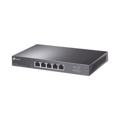 Switch Gigabit no administrable de 5 puertos 100 Mbps/ 1 Gbps/ 2.5 Gbps ideal para WiFi 6