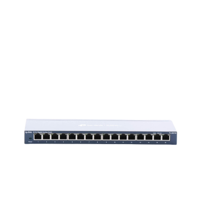 Switch Gigabit no administrable de 16 puertos 10/100/1000 Mbps para escritorio