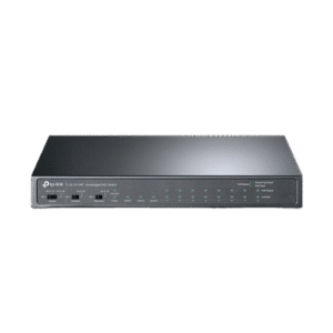 Switch PoE+ No Administrable De Escritorio 11 Puertos / 8 puertos 10/100 Mbps PoE af/at Inteligiente / Presupuesto 124 W / Hasta 250 metros