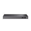 Switch Fibra Óptica L2+ Omada / 16 Puertos SFP+ 10G / 2 Puertos Consola (RJ45 y micro-USB) / Administración Centralizada Omada o Stand-Alone / Multicast IGMP / Calidad de Servicio / Montaje en Rack / Silencioso (sin ventiladores)
