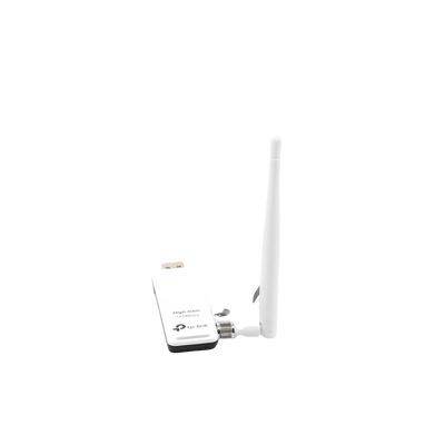 Adaptador USB inalámbrico de alta ganancia N 150 Mbps 2.4 GHz con 1 antena desmontable de 4dBi