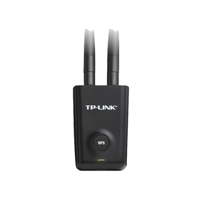 Adaptador de alta potencia USB inalámbrico/ WiFi N 300 Mbps / Frecuencia de 2.4 GHz / 2 Antenas Externas de 5 dBi / Compatibilidad Windows y Linux