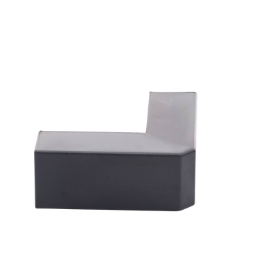 Esquinero Exterior Color Negro de PVC Auto Axtinguible, Para Canaleta TMK-1720-N-CC (5210-02003)