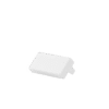Tapa final color blanco de PVC auto extinguible, para canaleta TMK1735, TMK1735SD (5390-02001)